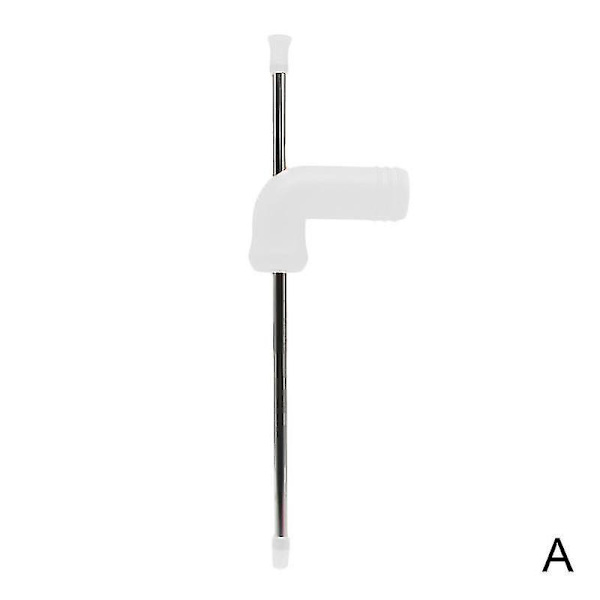 1 Pack Öl Snorkel Sugrör Öl Hopper Tratt Dubbel Snorkel Dricka Öl Bar Verktyg Festlig Fest Dispenser Öltapp [C] White