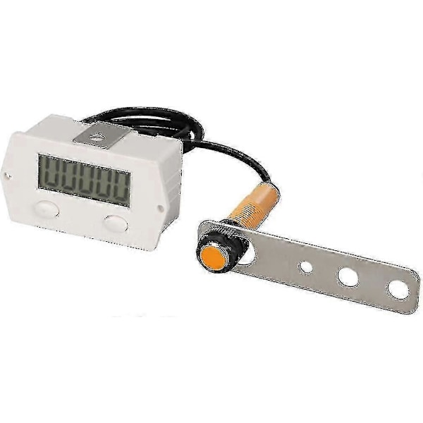 Digital Räknare Elektronisk Klickräknare Högt Radnummer Xj-5j Klickräknare Industriell Switchwhite1pcs) (HYYC)
