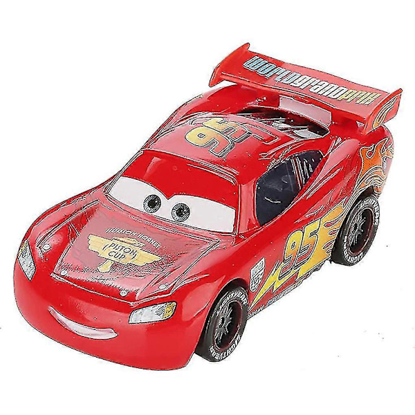 Elokuva-autot 2 -hahmot Lightning McQueen ja hänen ystävänsä metalliset valumuottiautot leluautot ajoneuvomallit lapsille pojille syntymäpäivälahjoiksi