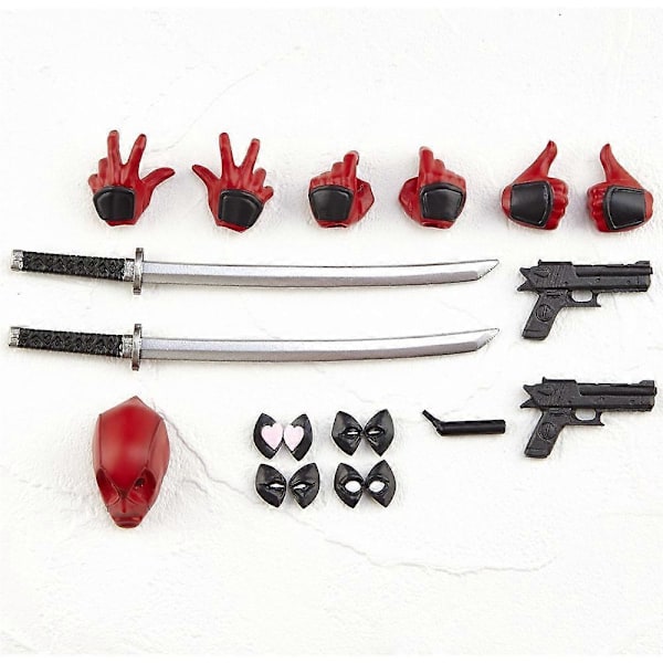 Deadpool Actionfigur Modelldocka Skrivbordsdekoration Dekor Leksaker för Barn