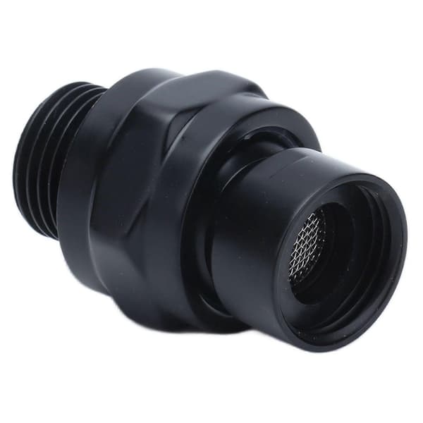 G1/2 Top Bruseadapter Justerbar Kobber Brusehovedholder Hjem Badeværelsestilbehør Sort