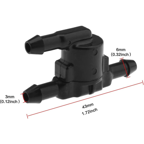 2 st Spolarrutens Spolningsventil Backventil Slang T 3-vägs[C]