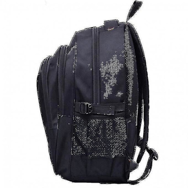 Reput 15.6 Miehet Ulkona Nylon Vedenpitävä Kannettavan Tietokoneen Reppu Musta (C)