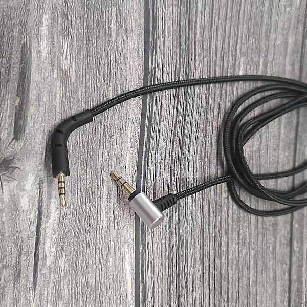 Audiokabel för Bowers P7-headset, Ersättningstillbehör, Svart
