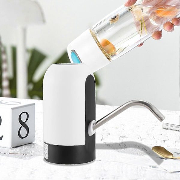 Vandflaskepumpe, USB-opladning Automatisk drikkevandspumpe Bærbar elektrisk vanddispenser Wat