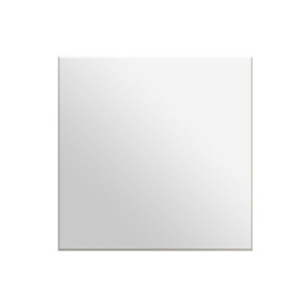 Självhäftande Akryl Spegelplattor Väggdekaler 1MM Tjock Ramlös Spegel[C] Silver S
