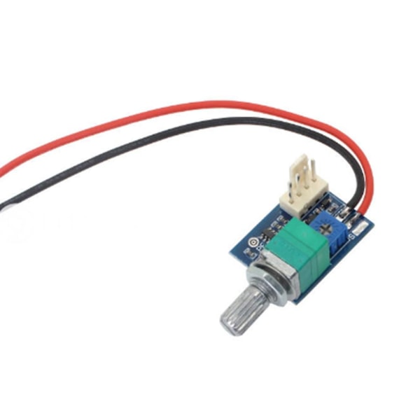 DC 12V Justerbar 0%-100% PWM Fläktvarvtalregulator med Knappbrytare 4-trådig Fläktvarvtalregulator NoiseC[C] As Shown