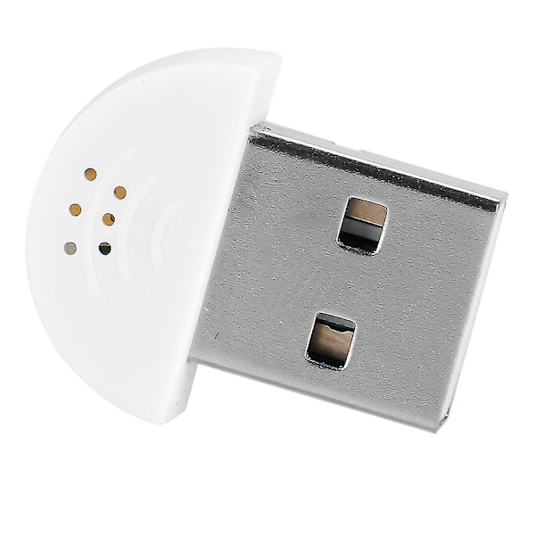 Bärbar USB-min mikrofonadapter för datorljudinspelning