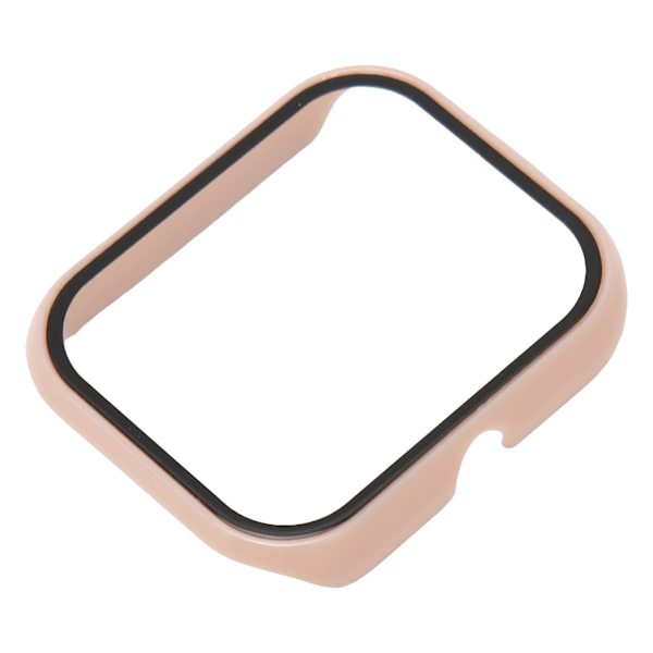 Klockskyddsskal PC Härdat glas Fullt skydd Klockskärmsfodral för Haylou RS4 Sakura Rosa[C]