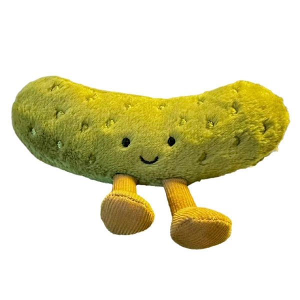 Grøn Pickle Plysdukke Lille Grøntsag Mad Pude Dekoration Børns Fødselsdagsgave