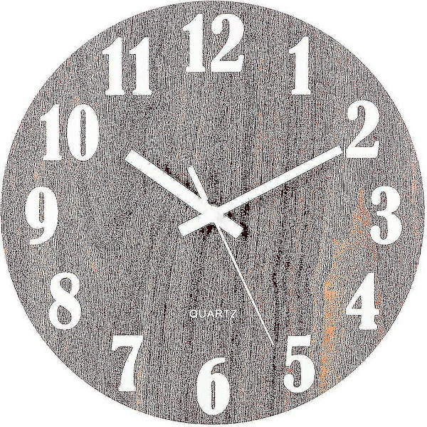 Luminous Väggklocka, Modern Dekorativ Tyst Väggklocka, Stor Urtavla Med 30cm[C]