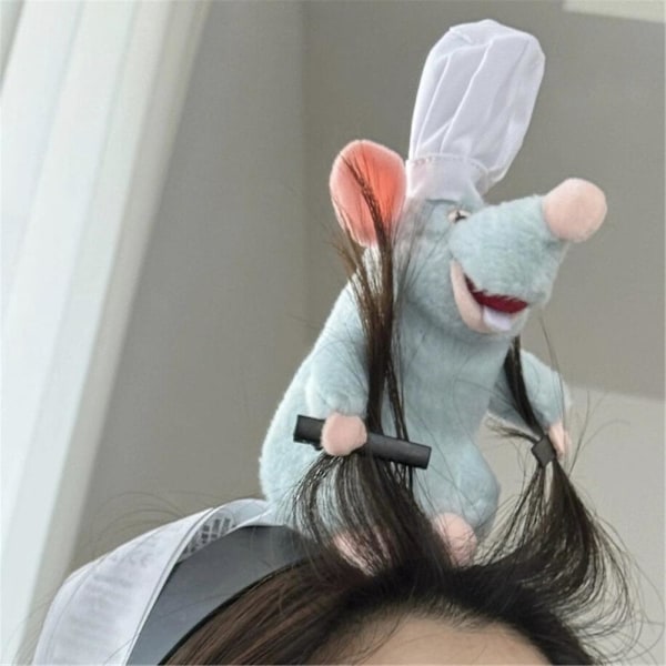 Disney Ratatouille Kokk Remy Rotte Mus Plussj Leke Hodebånd Halloween Cosplay Party Rekvisitter Kvinner Jenter Jul Bursdagsgaver