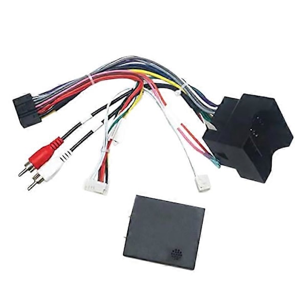 Billaudio 16-stifts strömkabeladapter ljudkabel med Canbus-box för B200/W211/ML// 2005-2011 black