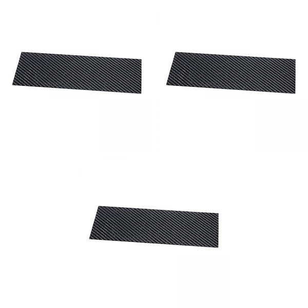 3 st 3K Kolfiberplatta Vävd Panel Skiva 125x75mm Höjd 0.5/2.0/3.0MM (C)