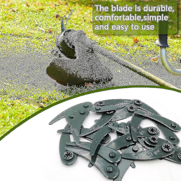 24 Pakke Erstatningsblader for Gress Trimmer Til Bosch Durablade Art 23-18 Li & Art 26-18 Li Kantklipper - Grønn (HYYC)