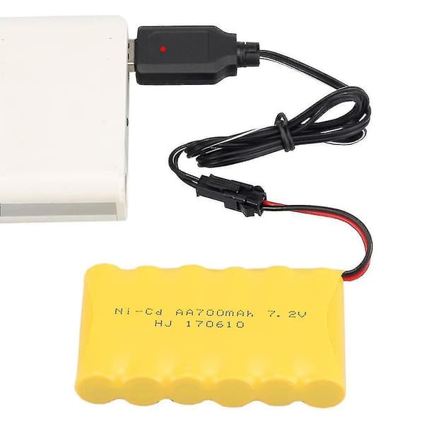 USB 7.2V Ladekabel for Fjernkontroll Leker