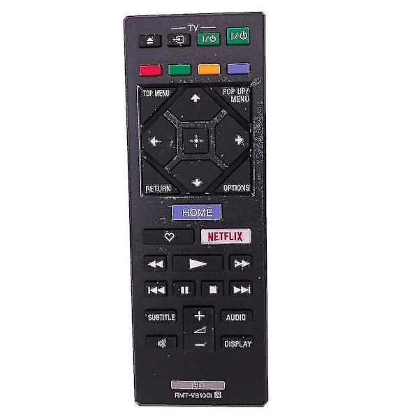 Ersättningsfjärrkontroll RMT-VB100I för Sony Blu-ray DVD-spelare BDP-S1500 BDP-S3500 BDP-S4500 BDP-