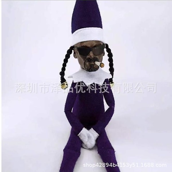 Snoop On A Stoop Jultomte Docka 216 Lila 3216 30cm