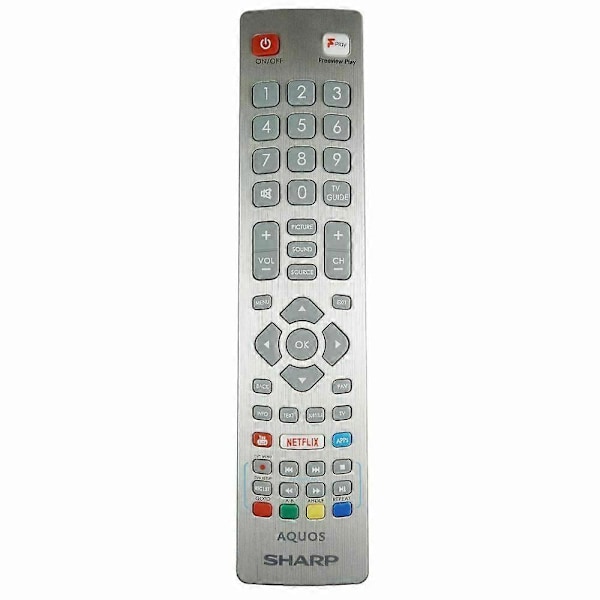 Ny Original SHW/RMC/0121 Fjernkontroll For Sharp Aquos HD LED TV Freeview Play (FCC)