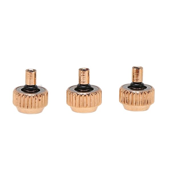 10 st Urkronor Rostfritt Stål Roséguld Urhuvud Reservdelar Ersättningstillbehör för Urmakare 4mm[C]