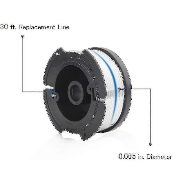 Black+decker A6481 Spole + 6-pak Line Kompatibel med Reflex Strimmer (C)