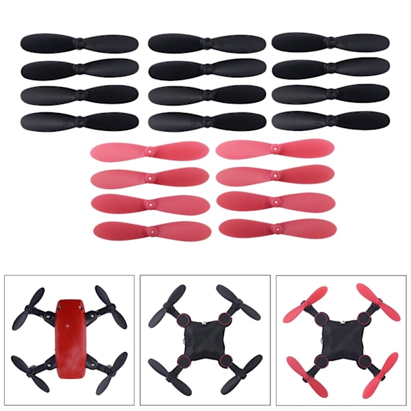 20 Stykker Mini Drone Propeller RC Drone Blad til HS190 RC Drone Model (C)