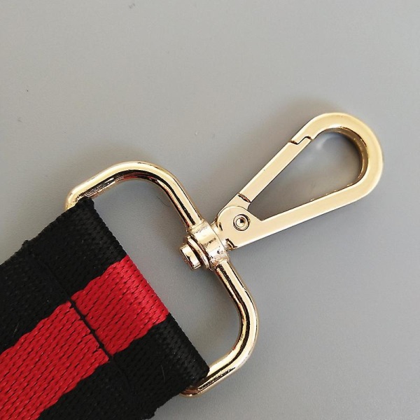 Väska Rem Bytbar Axelremsväska Axelbälte Black 02