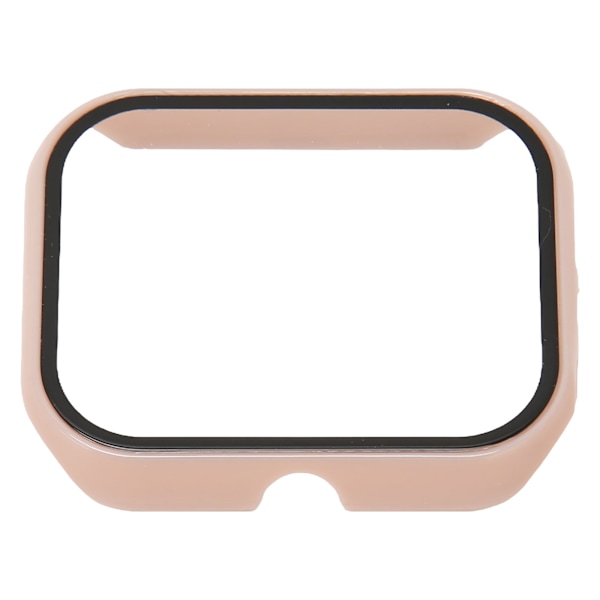 Klockskyddsskal PC Härdat glas Fullt skydd Klockskärmsfodral för Haylou RS4 Sakura Rosa[C]
