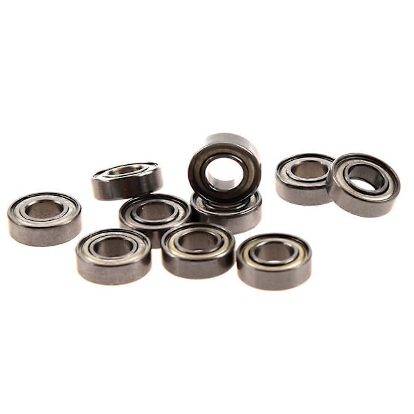 10 st 698Z 8 x 19 x6mm Enkelradiga Tätade Djupgående Kullager (C)