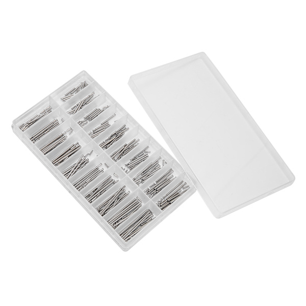 Rörfriktionsstift Tryckstänger Stift Nitarändar för Urband Klips Remmar Spännen Tjocklek 1,2 mm[C]
