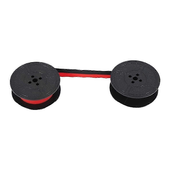 6-pack Skrivarbandsrulle Dubbelspols Skrivarbandsrulle Röd och Svart Dubbelspols Ersättningspaket Kompatibelt med De Flesta Skrivmaskiner Black  Red