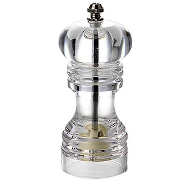 Pepparkvarn och Saltshaker Set om 2 Salt- och Pepparkvarn med Justerbar Grovlek - Klar[C] 5 Inch