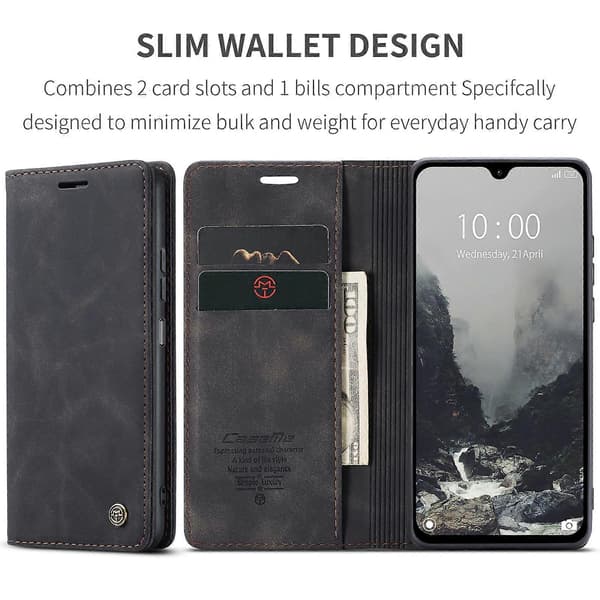 Redmi 14C Läder Telefonfodral - Flip Design - Multifunktionell