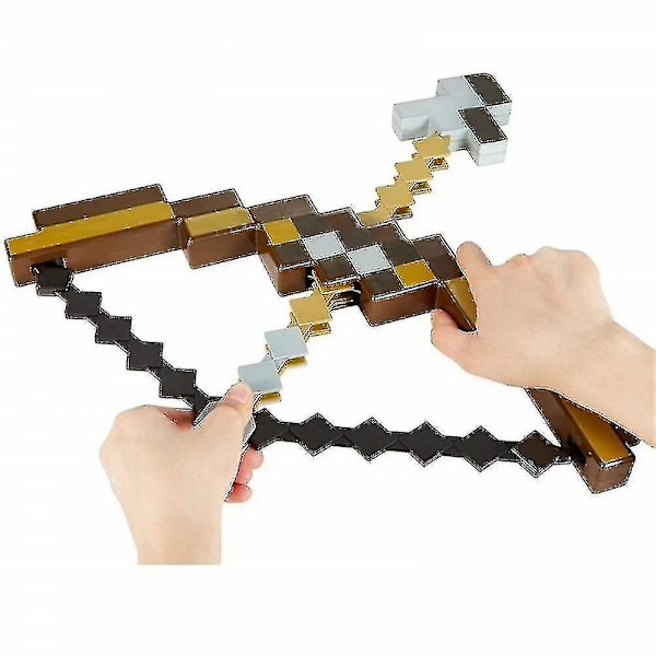 2024 Minecraft Toys, Ultimate Bow And Arrow With Lights And Sounds, Kid-sized Role-play Accessory, Xmas Birthday Gift For Kids And Fans