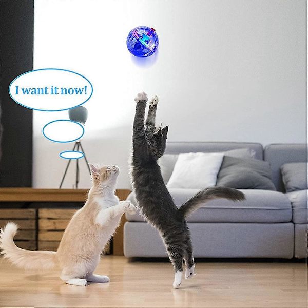 3 st Flash Ball Batteridriven Paranormal Utrustning Bärbar Liten Rörelse Present Interaktiv Husdjursleksak