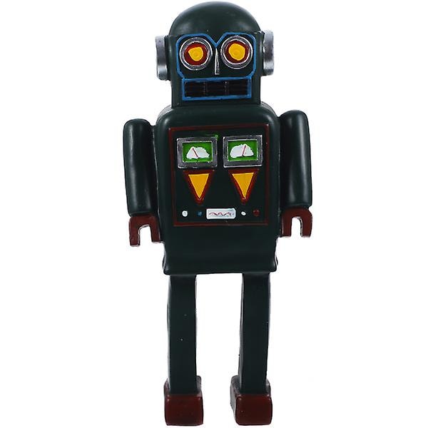 Retro Robotfigur i Resin, Dekorativ Robotmodell, Nyhet Robotmodellering Ornament