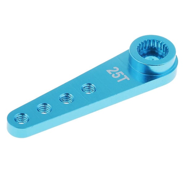 37mm 25T Styrservoarm Horn M2.5 Hål För RC Bil Båt Futaba Blå (C)