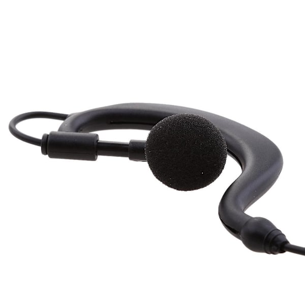 Öronkrok Hörsnäcka Headset Mikrofon för Motorola MTP850 MTH650 Walkie Talkie Radio (C)