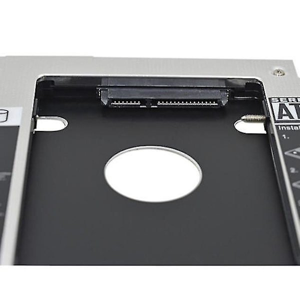 9,5 mm 2,5' SATA till SATA 2:a HDD SSD-enhetsadapterbricka Kit Kapsling Optisk Drivbåge för Laptop CD DVD-ROM Drivbåge