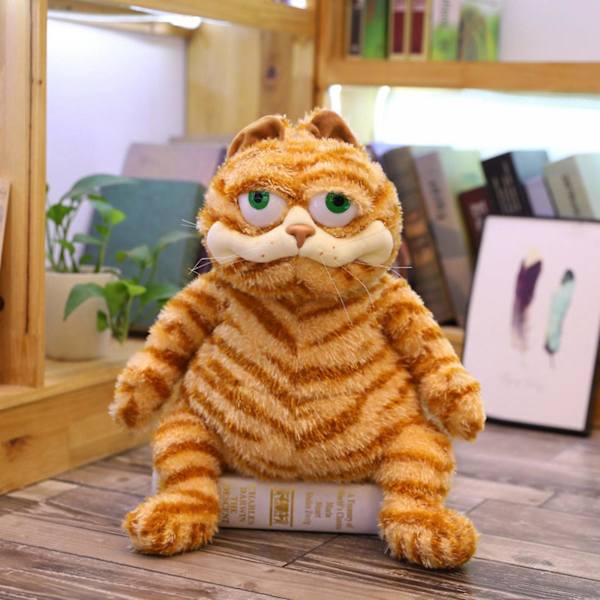SSRGV Plyschdocka Katt 17,7 tum Garfield Plysch Orange Katt Plyschdjur Leksak Pojkar Flickor Barn Jul Födelsedag