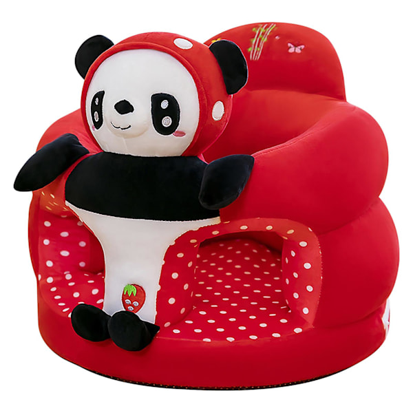 Sittstol för småbarn Plush Soffa Stol Stöd Golvsits Lär dig att Sitta Utan Fyllning