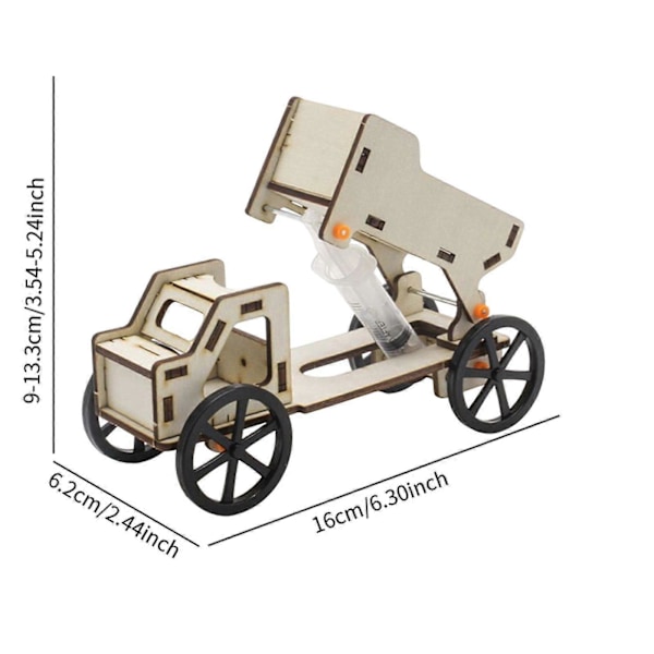DIY Vetenskapligt Experiment Hydraulisk Dumper Lastbil Pedagogisk Leksak för Tonåringar Skola (C)