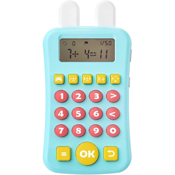 Elektroniske Matematikspil til Børn fra 4 år+, addition, subtraktion, multiplikation & division, lommeregner til børn, fødselsdagsgaver til drenge og piger