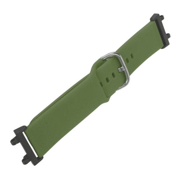 Mjuk Silikonarmband Justerbart Ersättningsband Tillbehör Passar Amazfit T Rex 2 Smartwatch OD Grön[C]