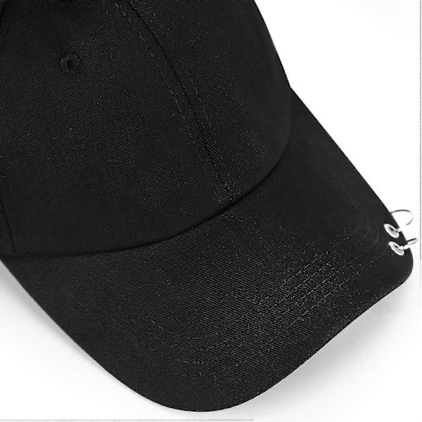Kpop Wings Tour Jimin med Jernringe Hatte Love Yourself Snapback Baseball Cap Merchandise Sort - -  (C)
