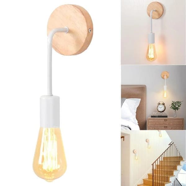 LED Vegglampe med Hvit[C] White 1