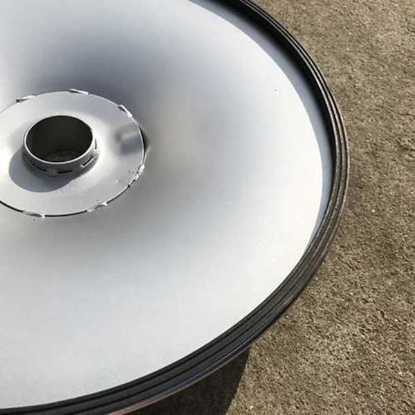 2X Diameter 17.72\" Gulvbeskytter for barstol, Gulvbeskyttelsesring, Gummipute for barstoler med rund base, Kanttrimmer, Stille Gummi (C)