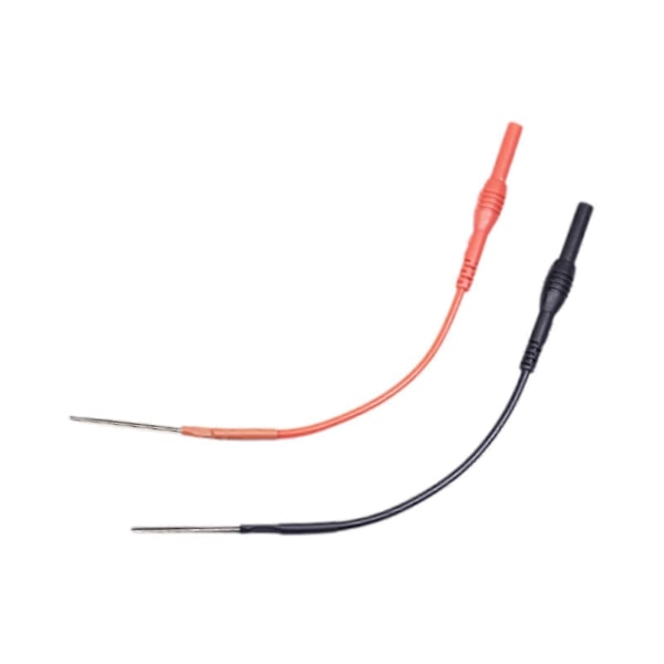 2x Multimeter Krok Testkabel Enkel att Installera 4mm Banankontakt för Industri (C)