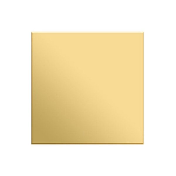 Självhäftande Akryl Spegelplattor Väggdekaler 1MM Tjock Ramlös Spegel[C] Gold XXL