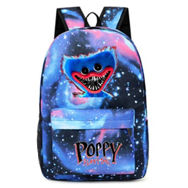 Poppy Playtime Print Backpack Kids Students School Bag Huggy Wuggy Rucksack Gift [XC]